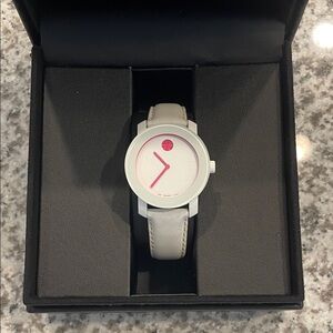 Movado Women's Watch - White and Pink